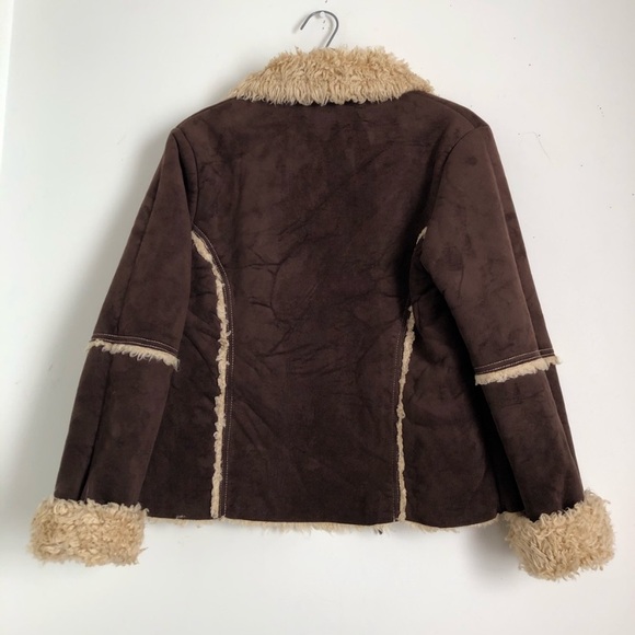 SOLD Denver Hayes Faux Sherpa Jacket - Picture 3 of 5